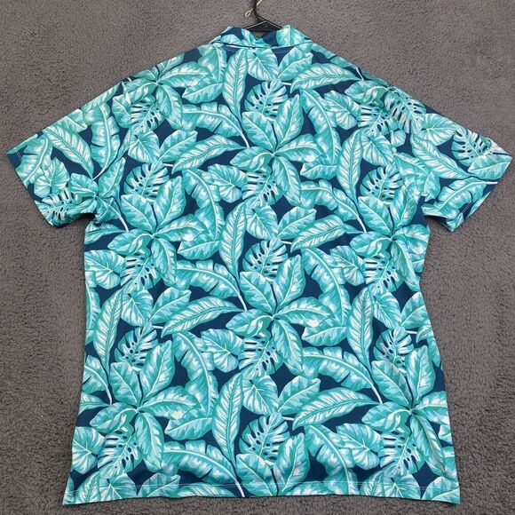 Kenny Flowers Tropical Floral Polo Short Sleeve Active Shirt Men’s Size XXL 2XL - Picture 11 of 11